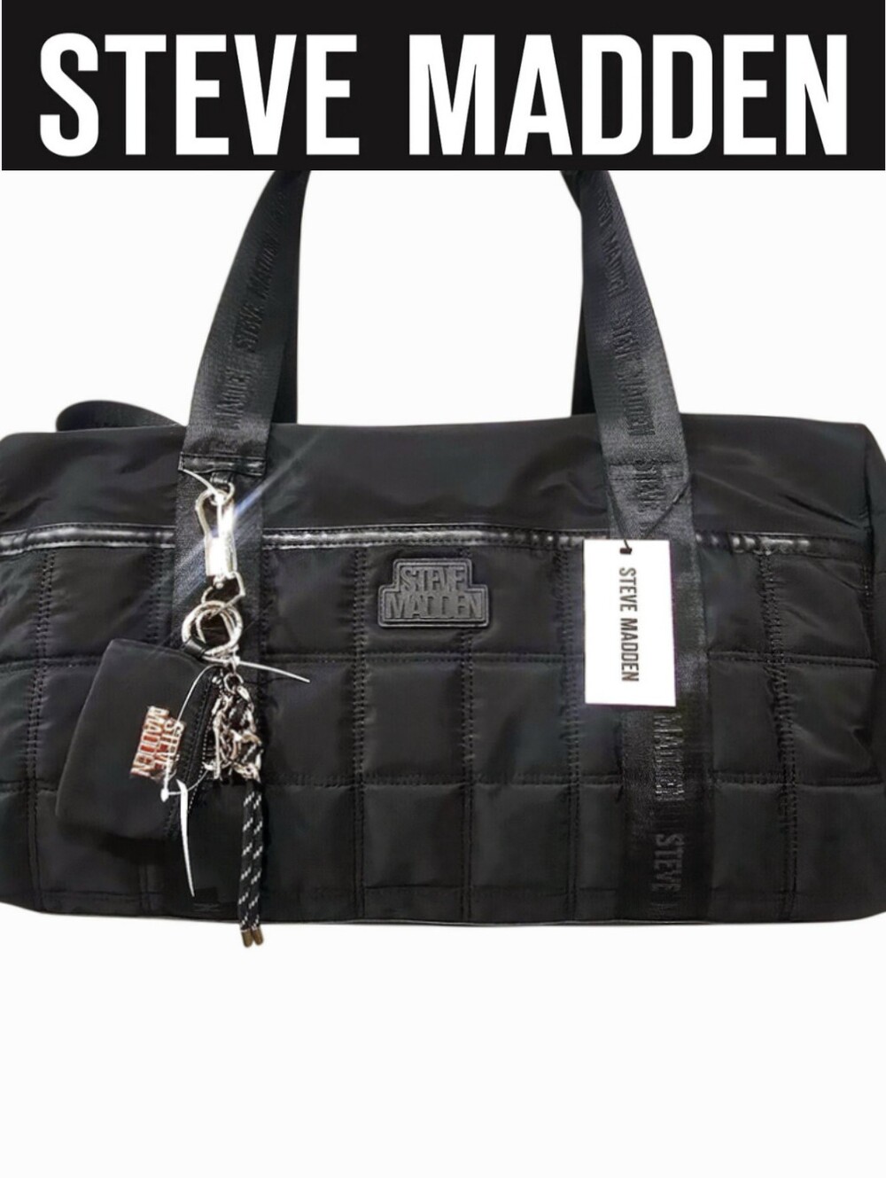 Steve Madden BMuse Quilted Weekender Bag